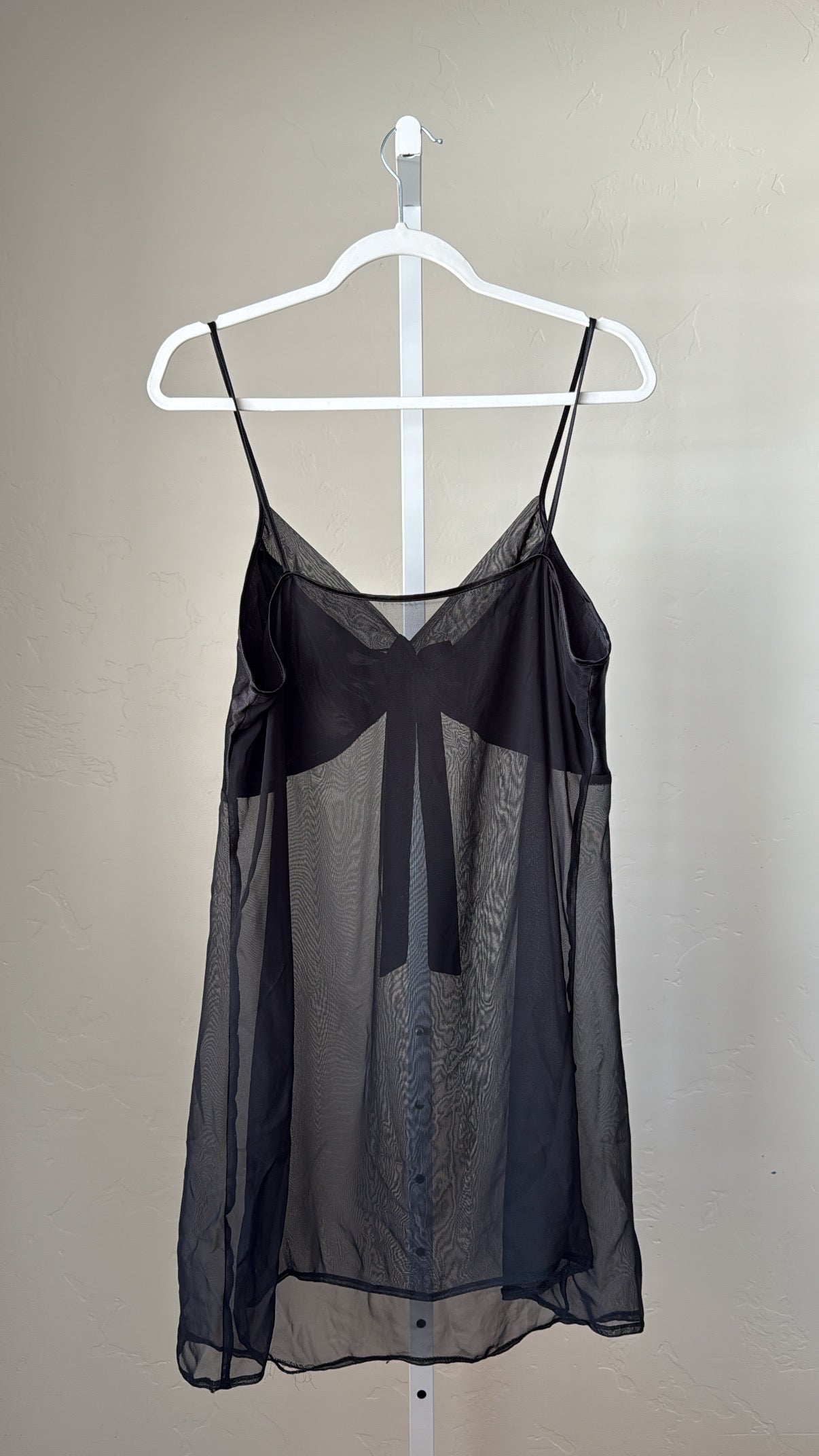 Black Mesh Baby Doll
