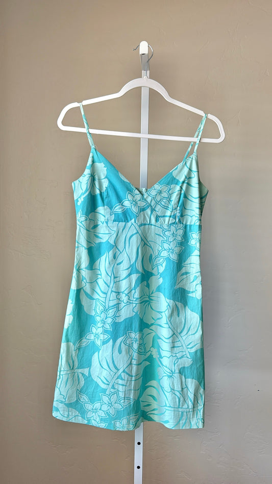 Blue Tropical Dress