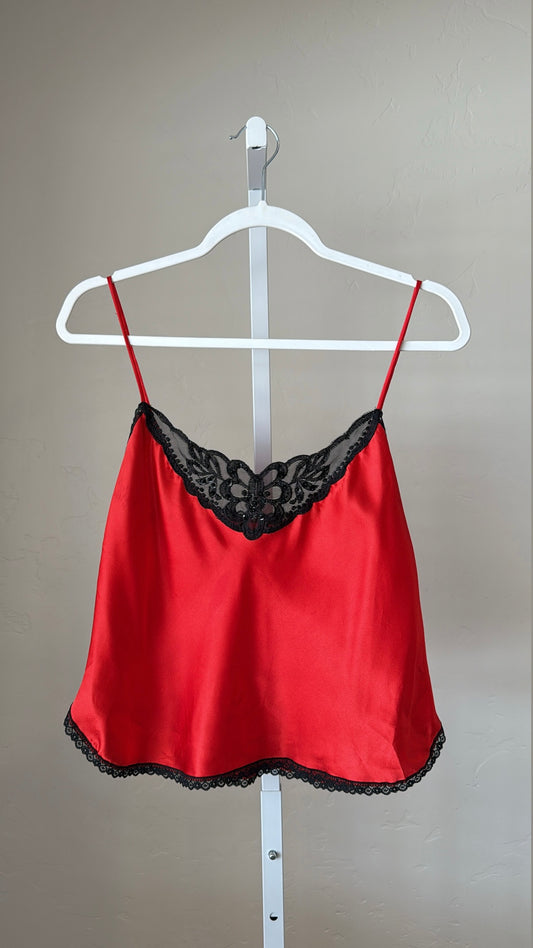 Red Lace Cami