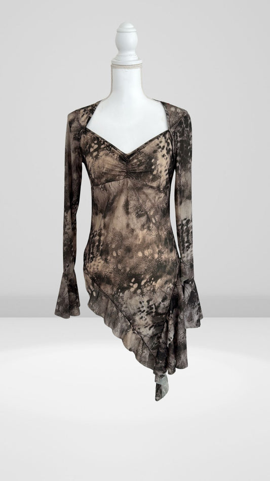 Y2k Vintage Graphic Print Top