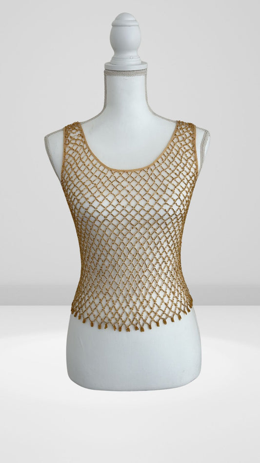 Vintage Beaded Tank