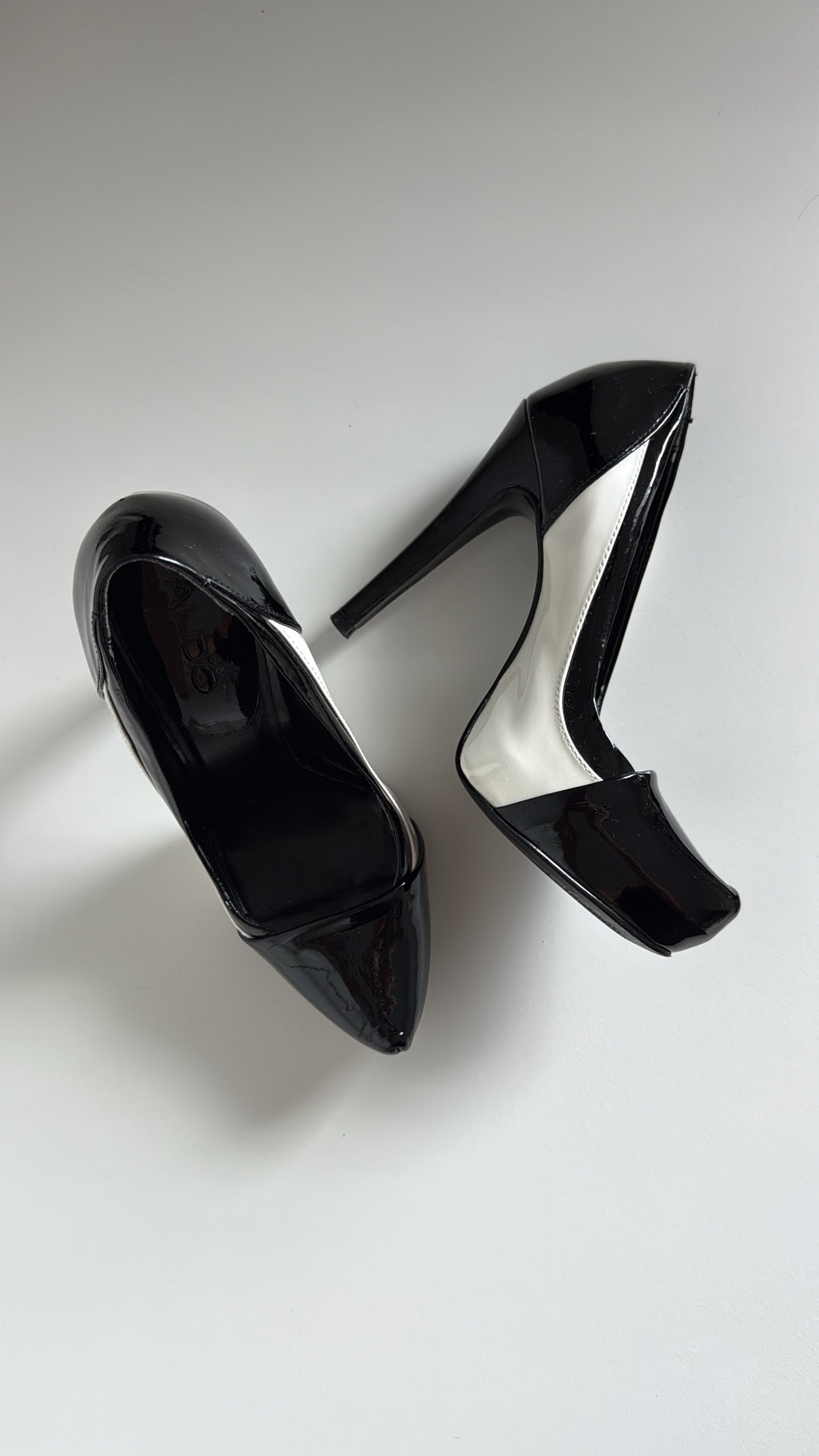 Aldo Black & White Heels