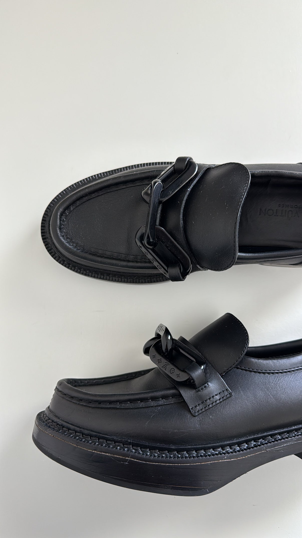 Louis Vuitton Chain Loafer Uniforms