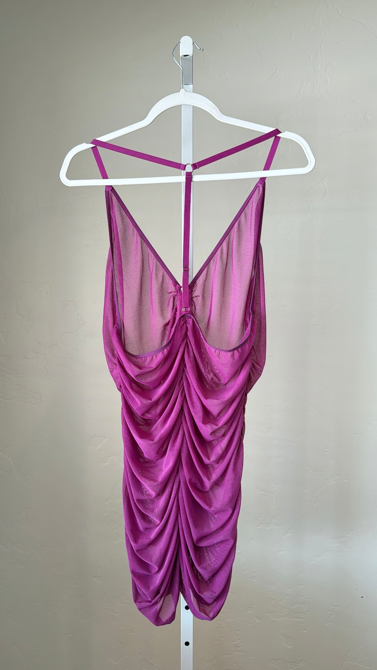 Mesh Purple Dress