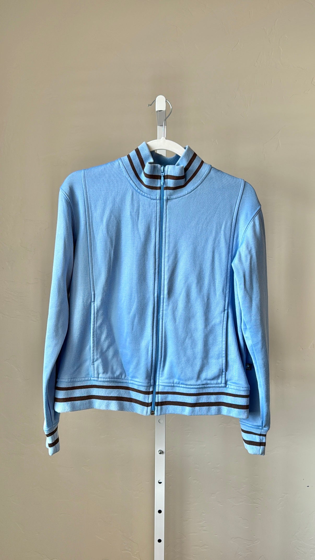 Vintage Baby Blue Zip Up