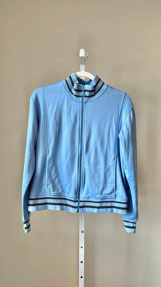 Vintage Baby Blue Zip Up